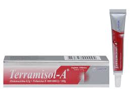 TERRAMISOL A Unguento oftalmico esteril x 6 g 0.5 g